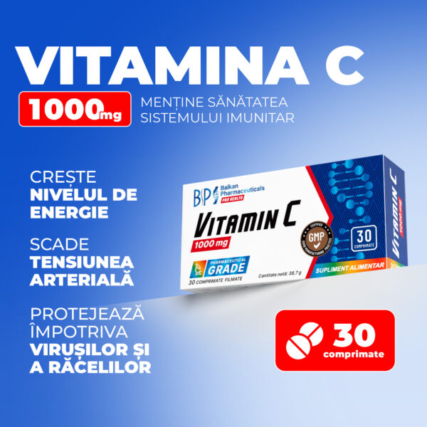 Vitamina C 30caps - Balkan Pharmaceuticals