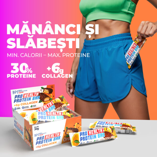 Baton Proteic Orange Crunch, 50g